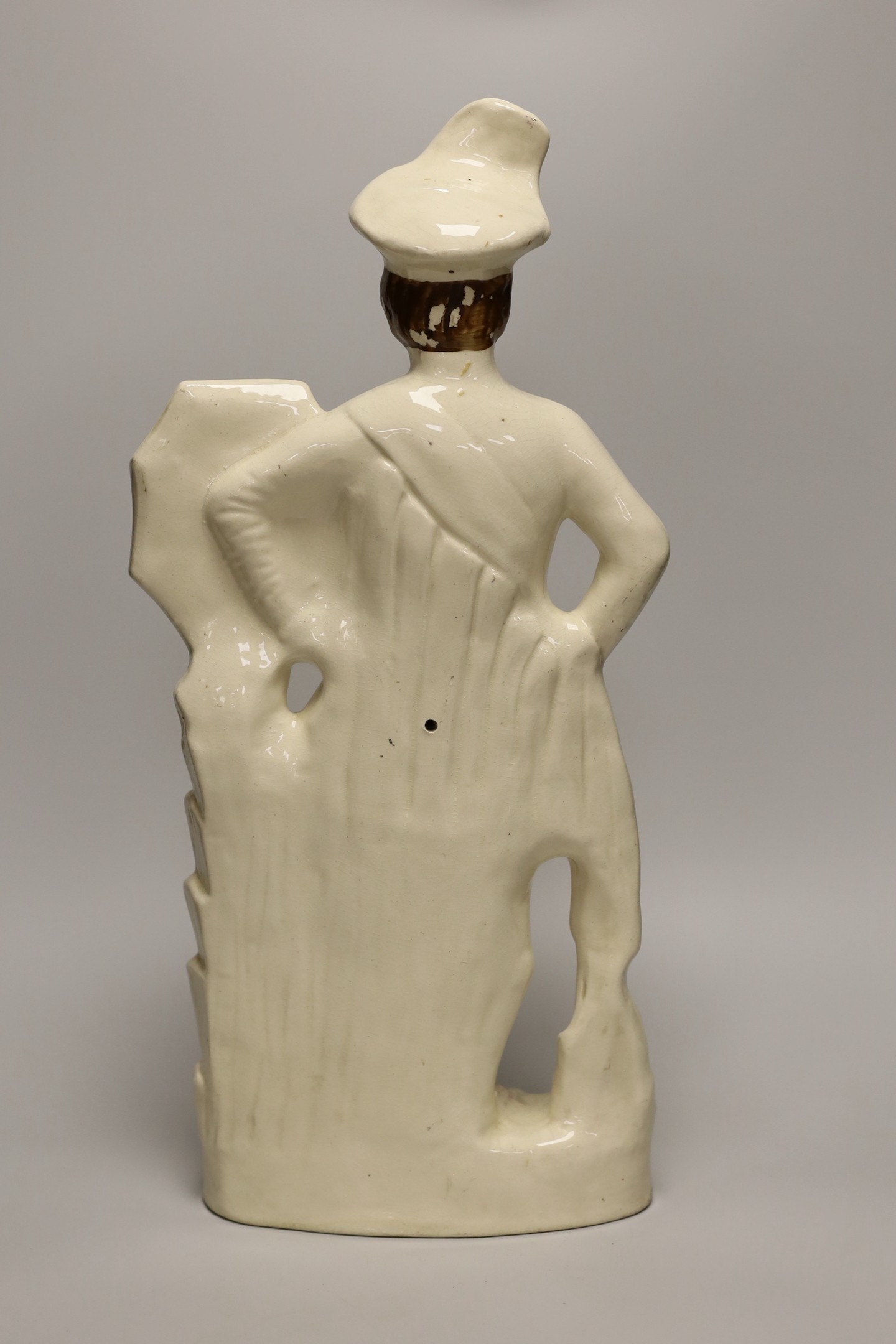 A Staffordshire pottery figure of a Rob Roy. 48cm high